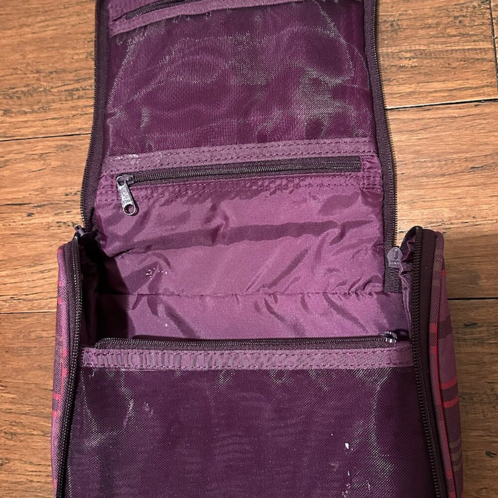 Dakine Purple Plaid Travel Bag Set - Picture 9 of 9